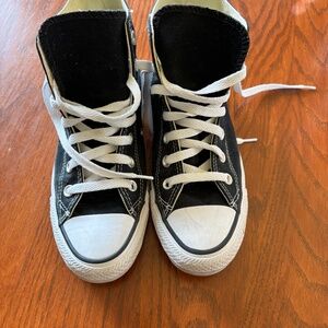 Black high top Converse